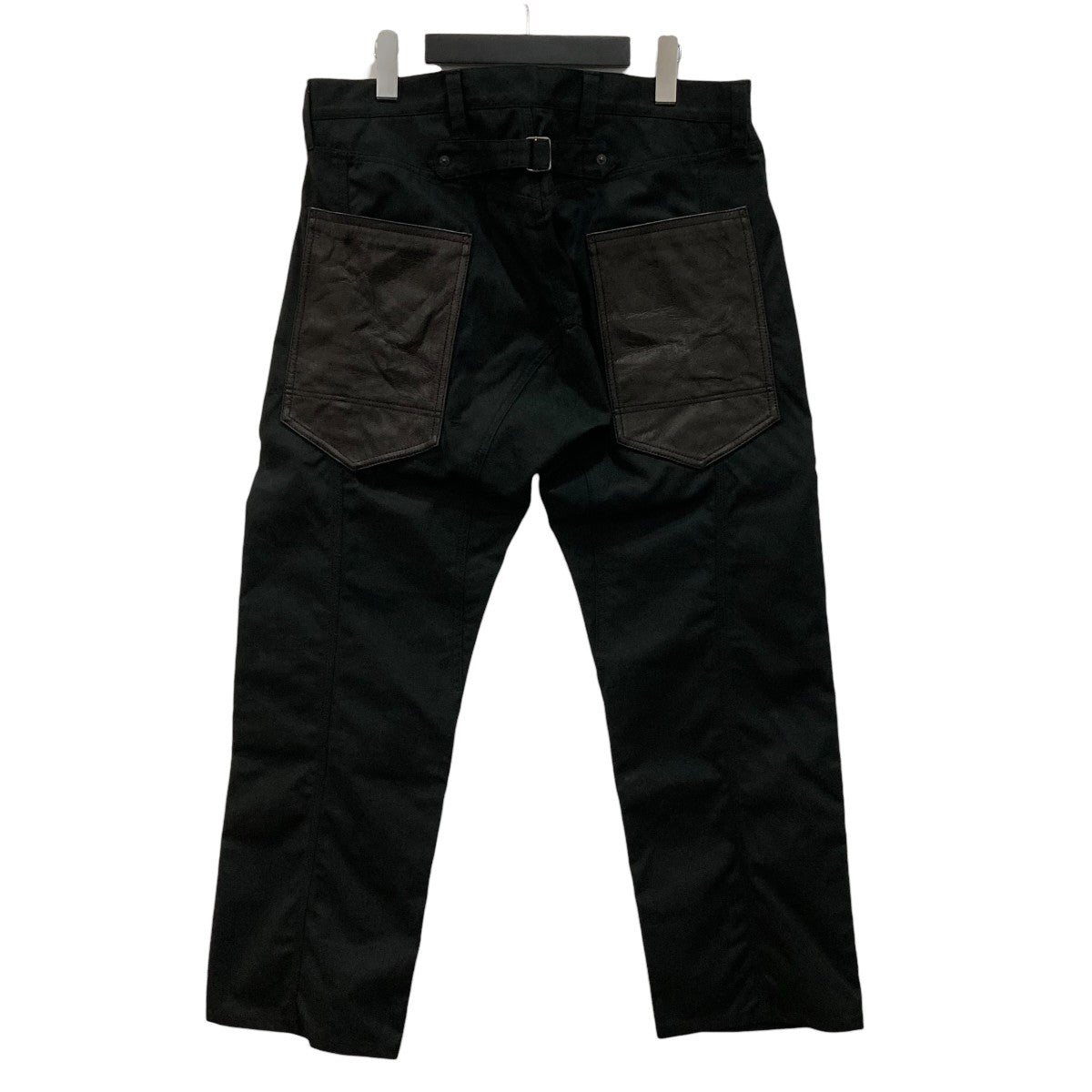 JUNYA WATANABE MAN COTTON OX × LEATHER POCKET PANTSカジュアルパンツWPP004 古着・中古-2枚目のアイテム画像
