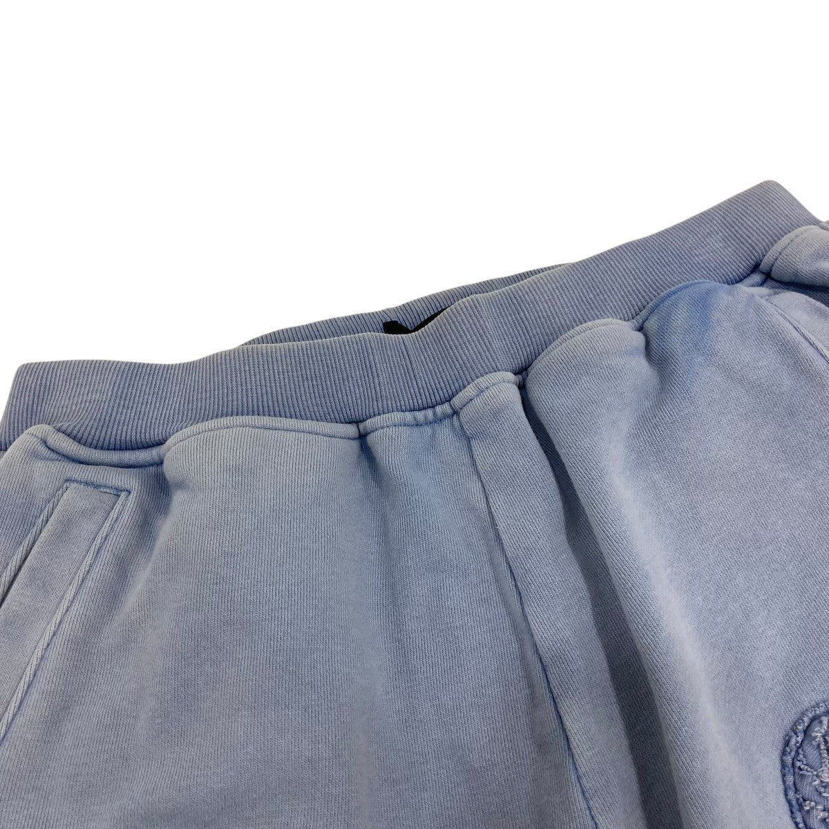 TAAKK 26SSSCULPTURAL EMBROIDERY JERSEY Sweat Wide Pants Blue breachスウェットパンツTA26SSPT070 古着・中古-3枚目のアイテム画像