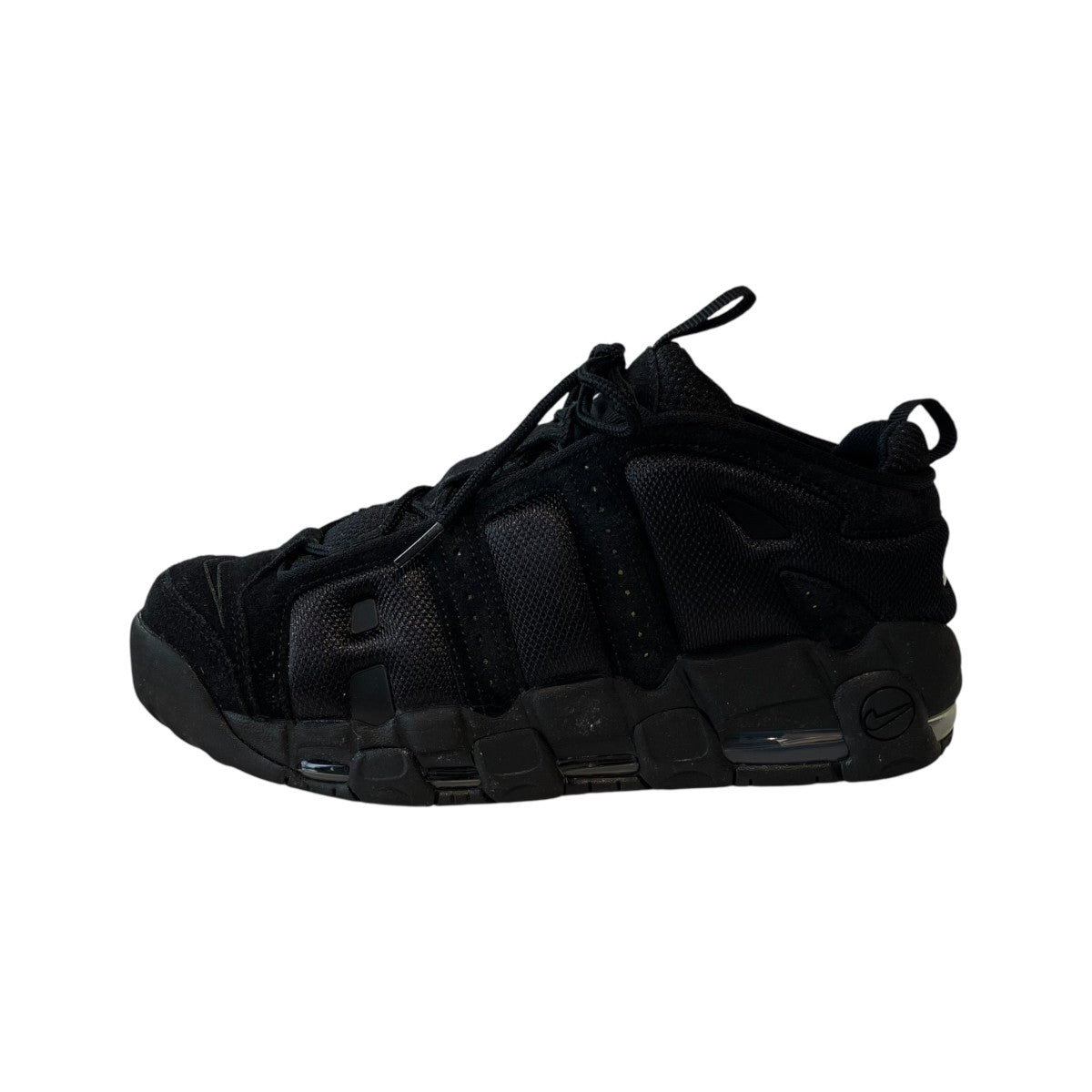 NIKE Air More Uptempo Low Triple BlackスニーカーIM6649-001 古着・中古-2枚目のアイテム画像