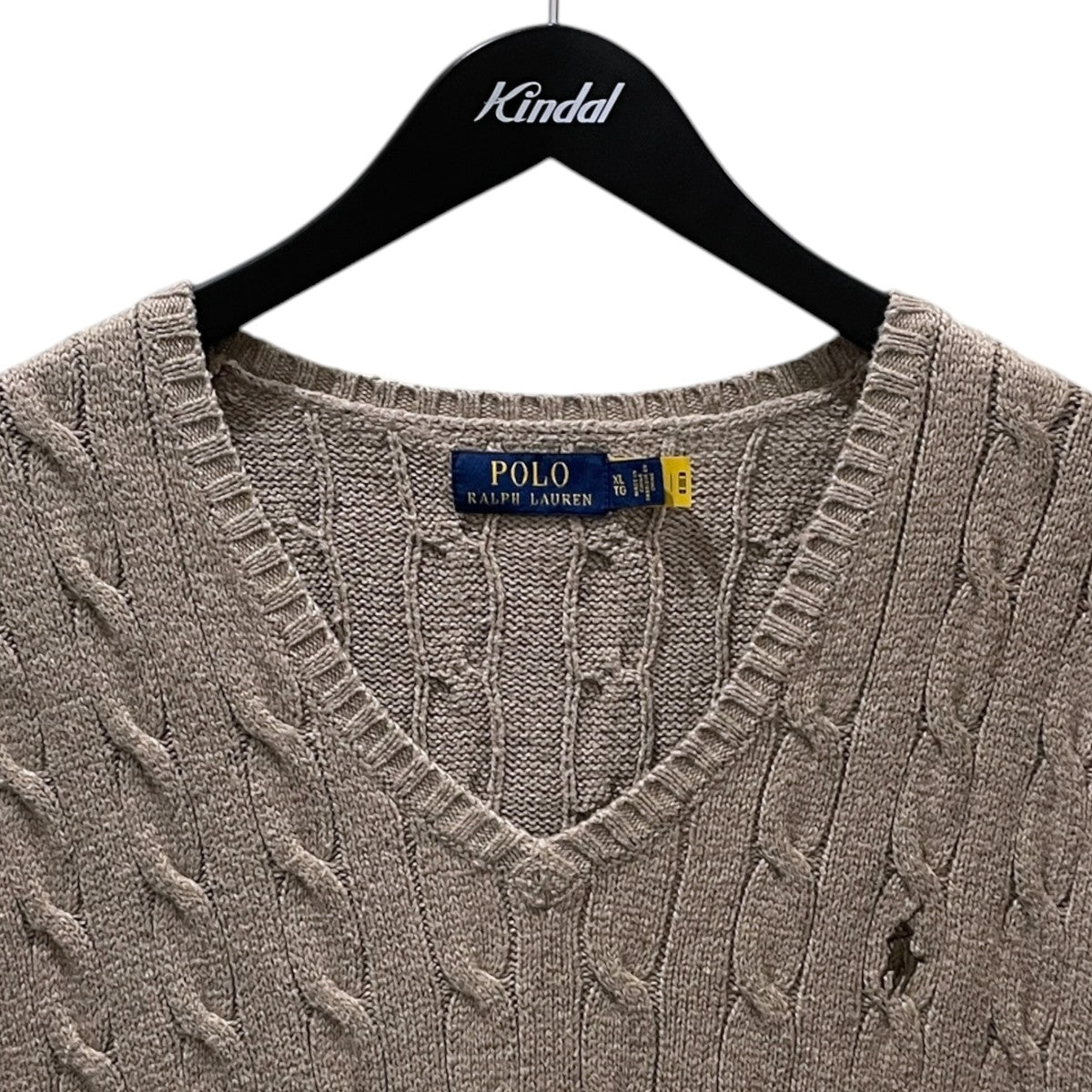ケーブルニットコットンセーターベスト CABLE-KNIT COTTON SWEATER VEST