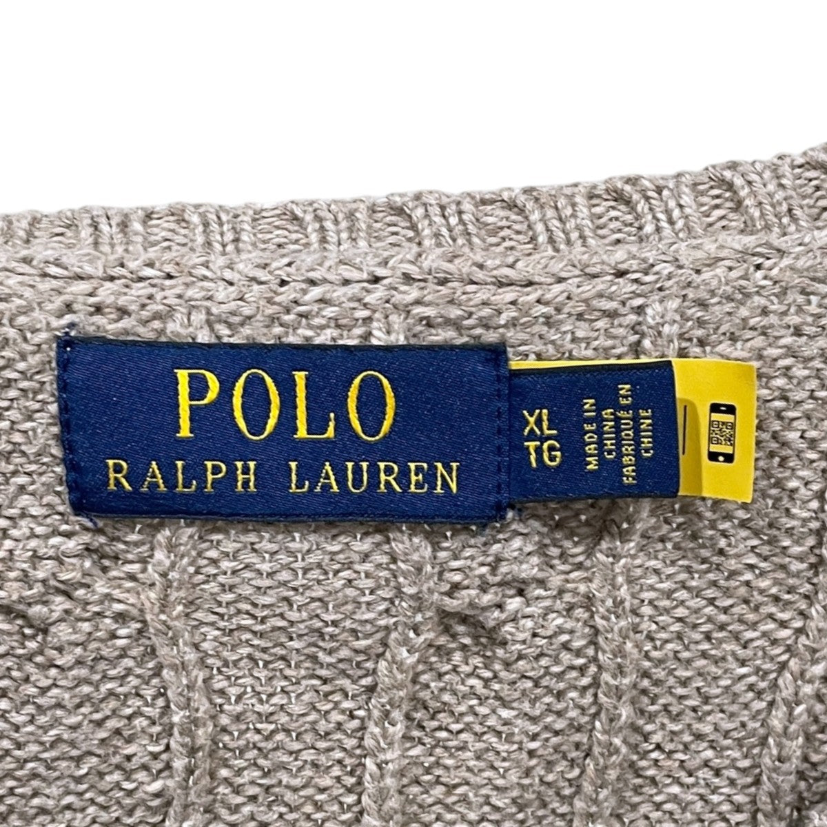 ケーブルニットコットンセーターベスト CABLE-KNIT COTTON SWEATER VEST
