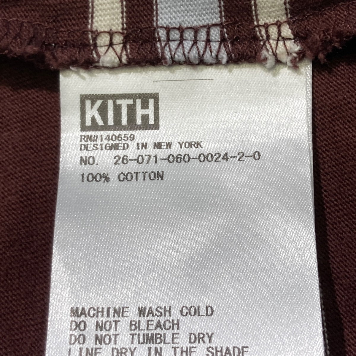 26SSKith Stripe LAX Tee 2．0半袖カットソーkhma030126-601