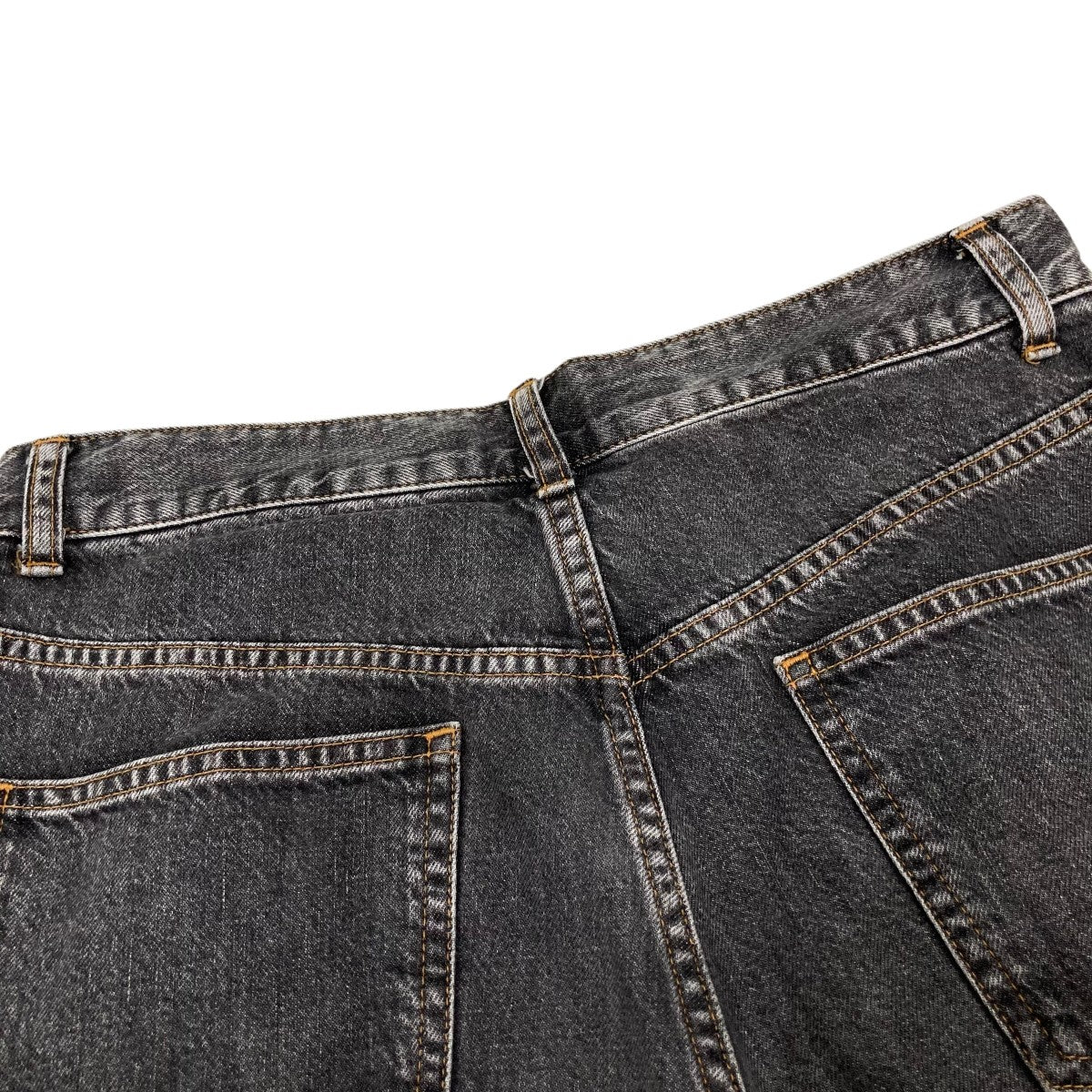 JOHN LAWRENCE SULLIVAN WASHED DENIM WIDE PANTSデニムパンツJLS0222S 古着・中古-4枚目のアイテム画像