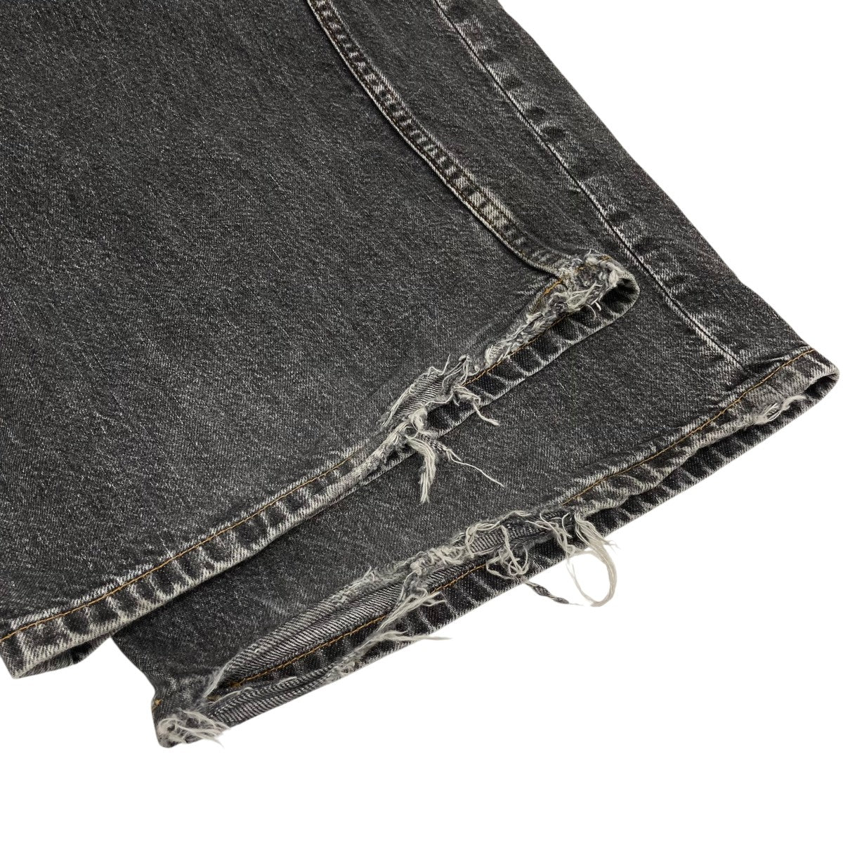 JOHN LAWRENCE SULLIVAN WASHED DENIM WIDE PANTSデニムパンツJLS0222S 古着・中古-6枚目のアイテム画像