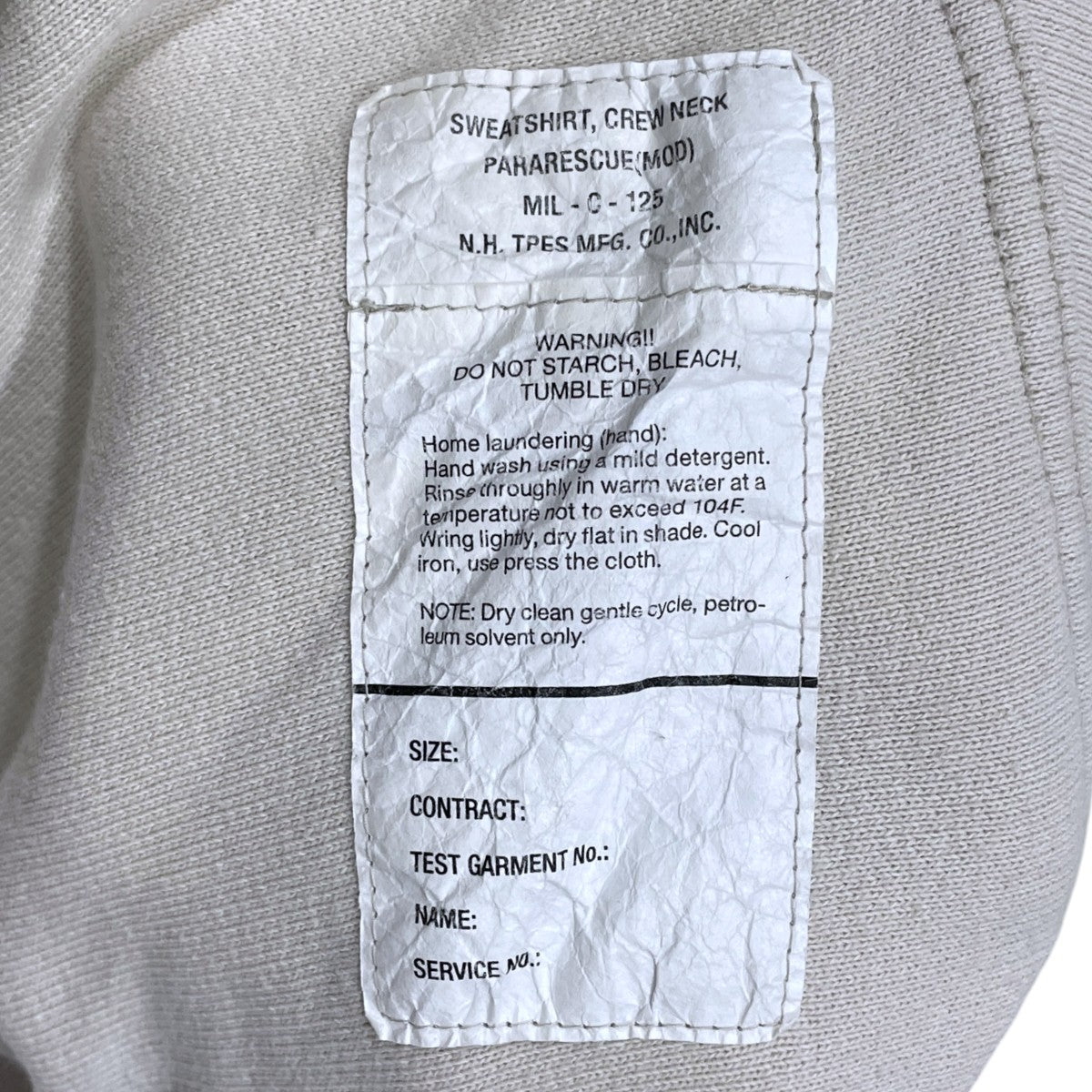 N．HOOLYWOOD 24SS スウェットトレーナー CREW NECK SWEATSHIRT クルーネックスウェットシャツ 9241-CS03-031 古着・中古-7枚目のアイテム画像