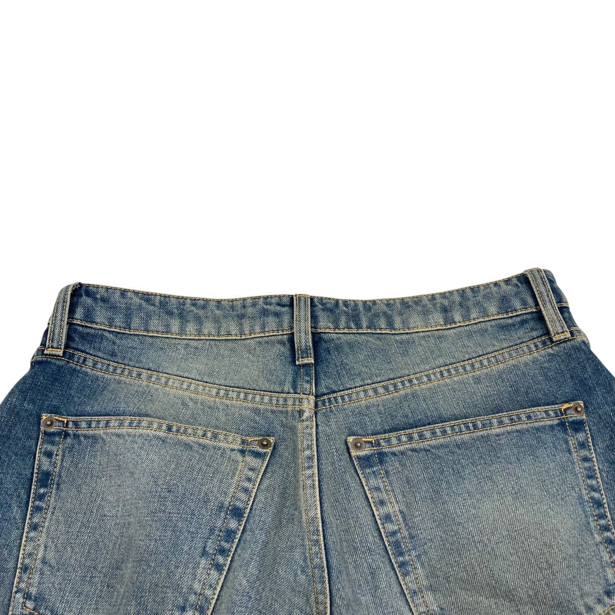 モノグラムパッチ フレアブーツカットデニムパンツFQPX40