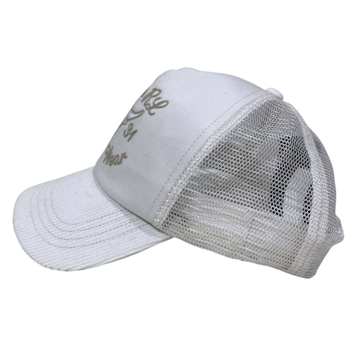 刺繍キャップ Corduroy-Bill Twill Trucker Cap コーデュロイビル ツイル トラッカー キャップ