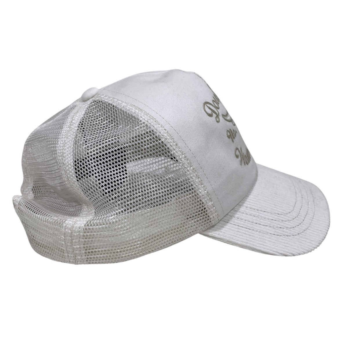 刺繍キャップ Corduroy-Bill Twill Trucker Cap コーデュロイビル ツイル トラッカー キャップ