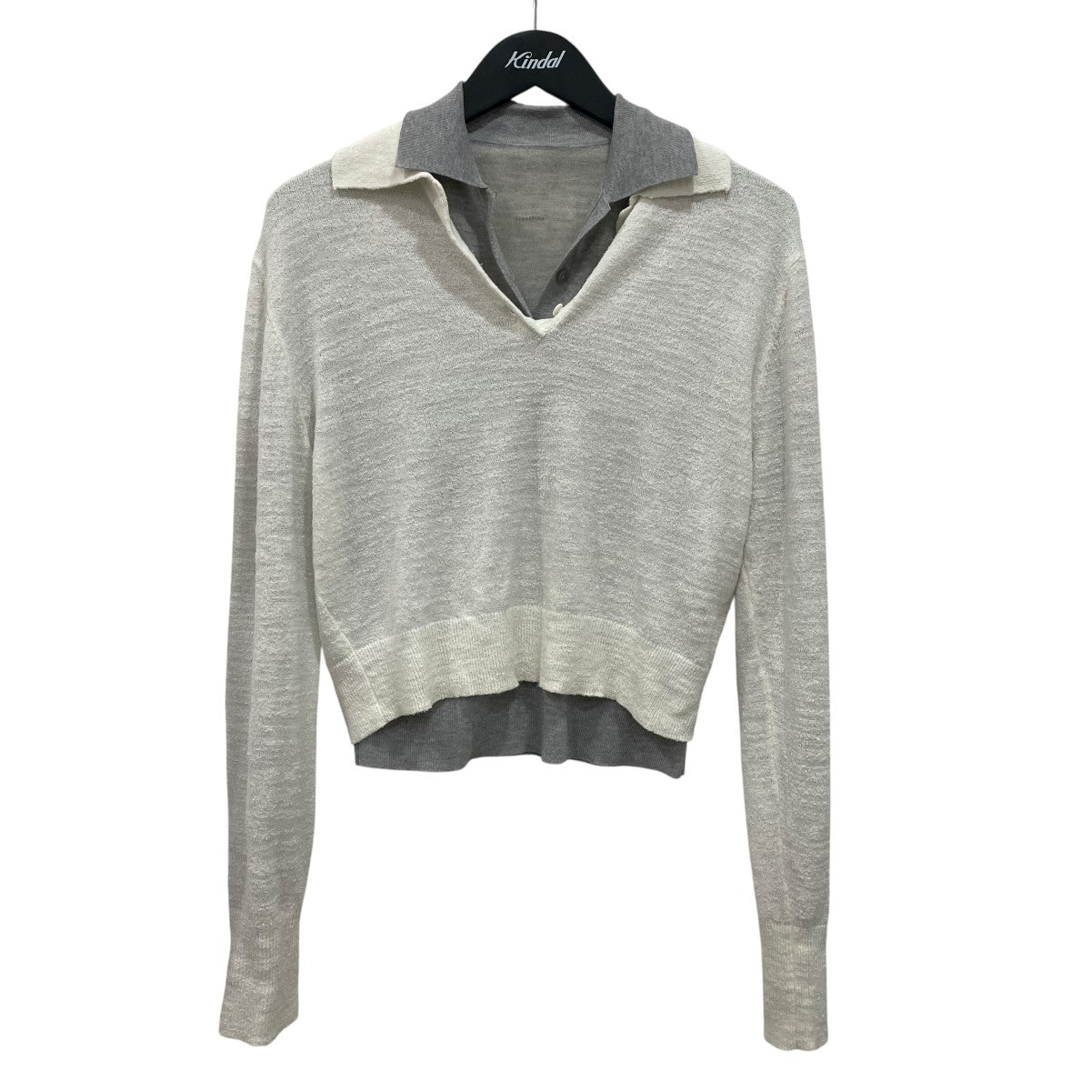Layered Polo Knitニットポロシャツ12610508