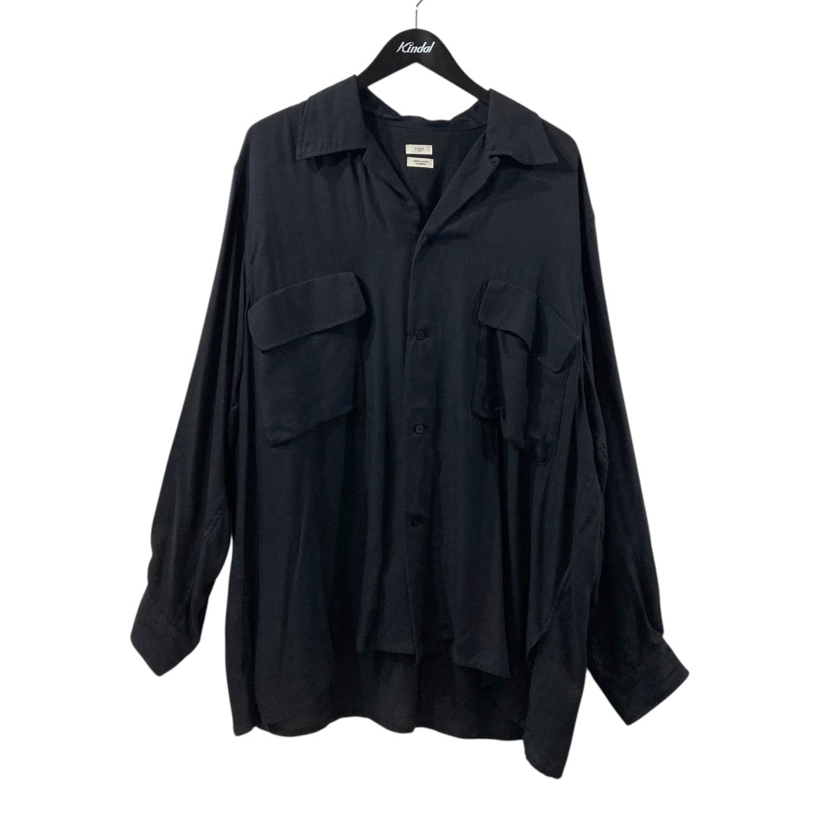 26SSModal Double Pocket Open Collar Shirt長袖シャツYK26SS01215SH