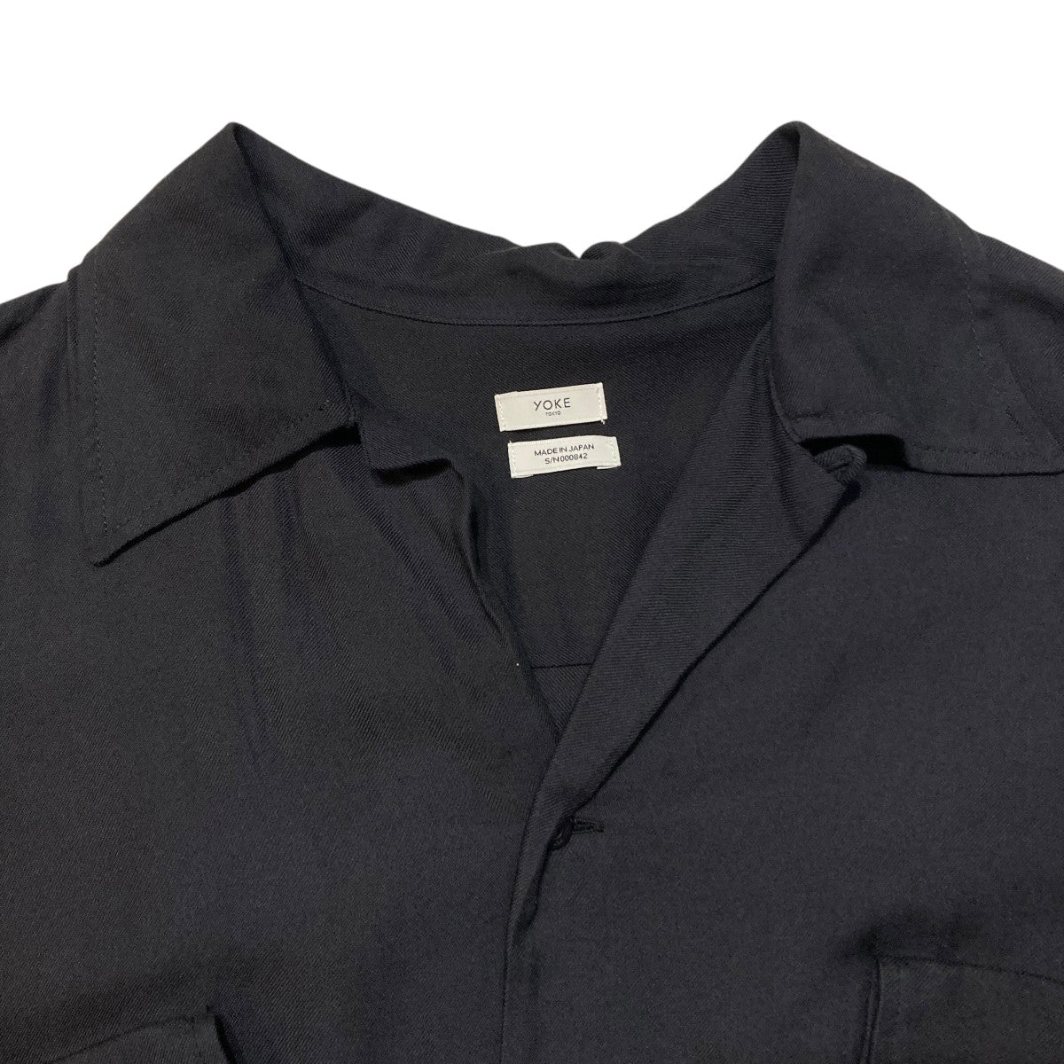 26SSModal Double Pocket Open Collar Shirt長袖シャツYK26SS01215SH