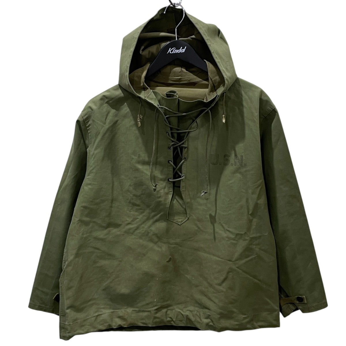 U’S NAVY N2デッキレインパーカー PARKA， WET WEATHER パーカーウェットウェザー NXsx 65901 古着・中古-1枚目のアイテム画像