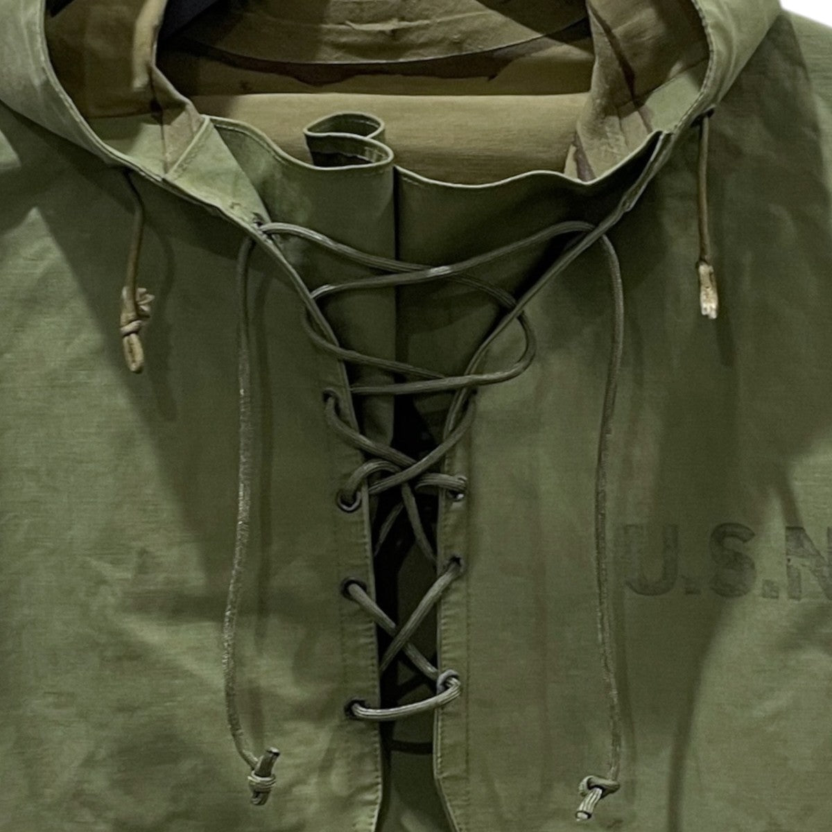U’S NAVY N2デッキレインパーカー PARKA， WET WEATHER パーカーウェットウェザー NXsx 65901 古着・中古-4枚目のアイテム画像