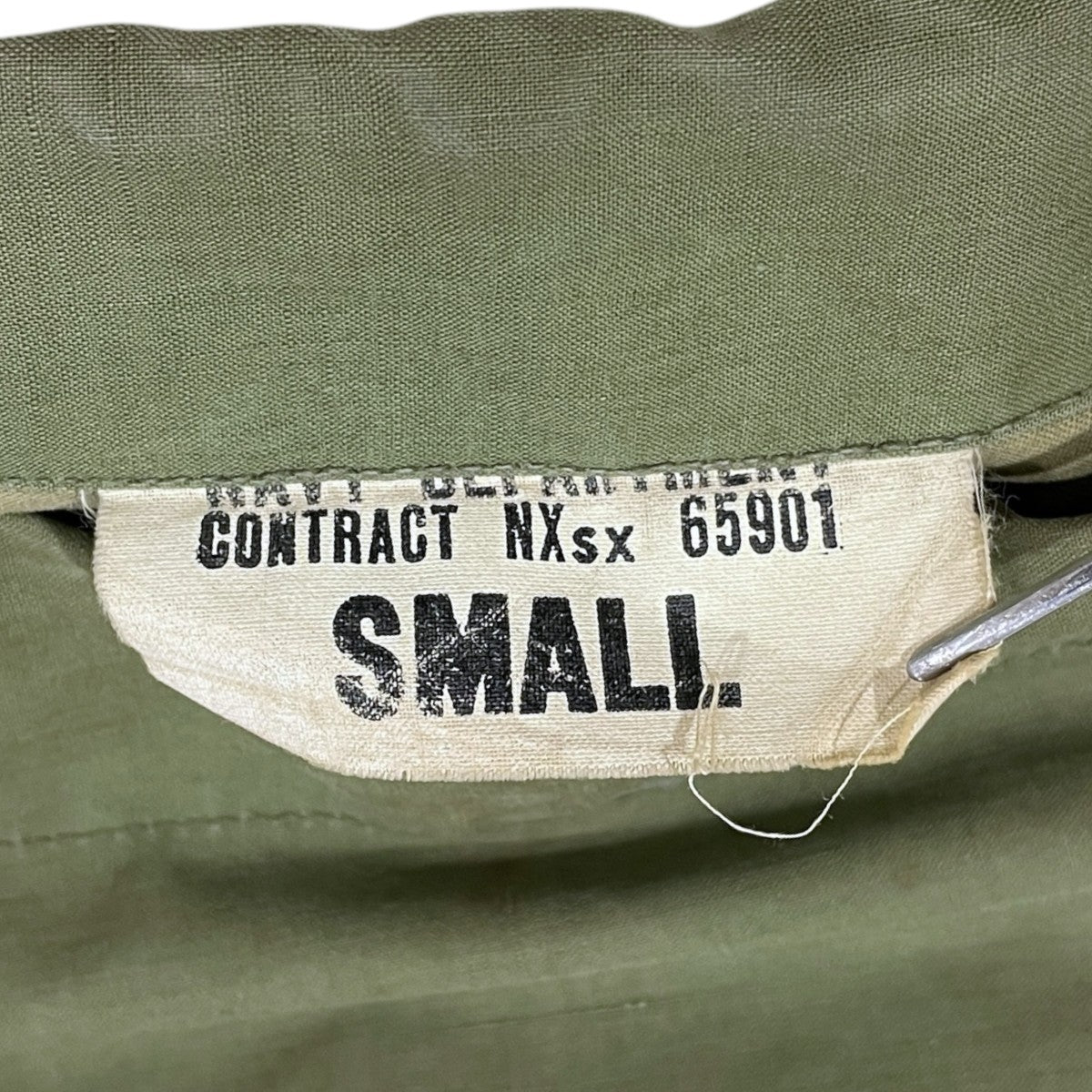 U’S NAVY N2デッキレインパーカー PARKA， WET WEATHER パーカーウェットウェザー NXsx 65901 古着・中古-9枚目のアイテム画像