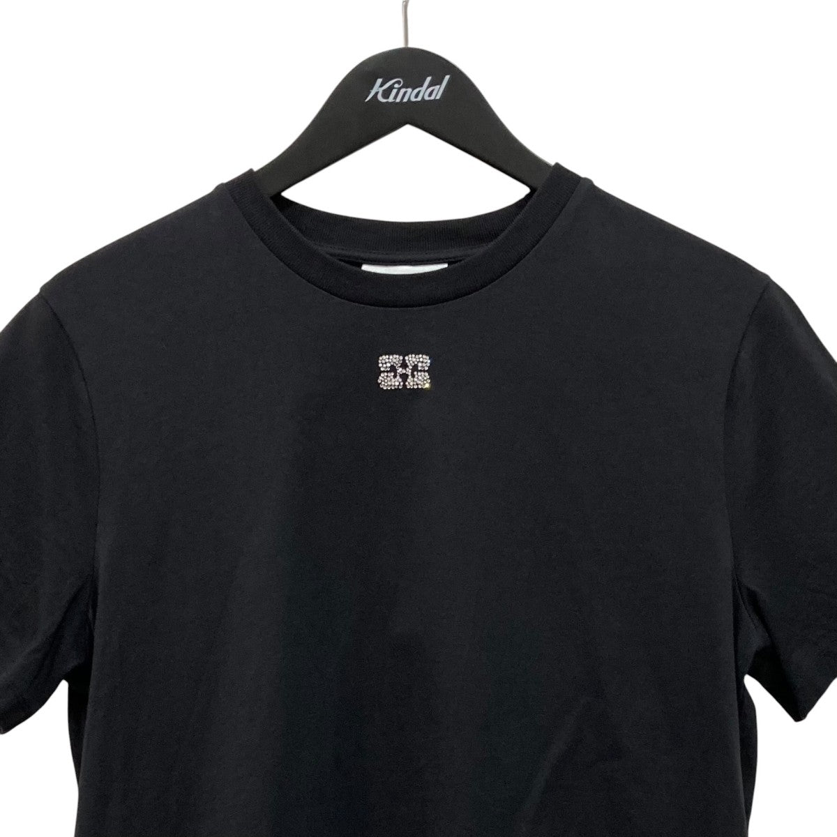 BASIC JERSEY RHINESTONE RELAXED半袖TシャツT3953