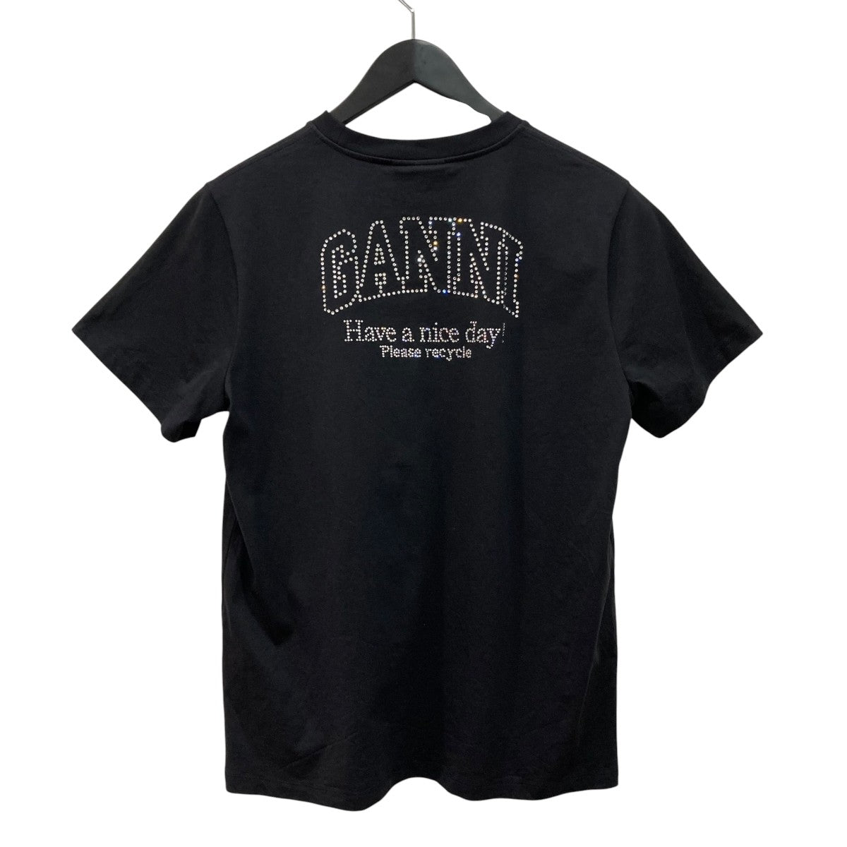 BASIC JERSEY RHINESTONE RELAXED半袖TシャツT3953