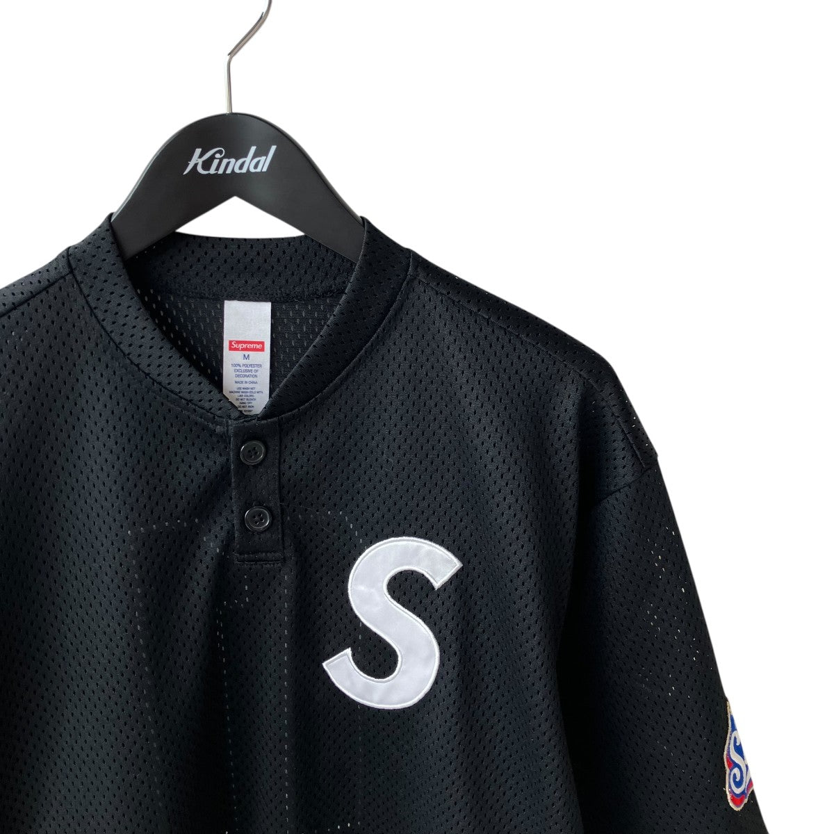 25SSS Logo Baseball Henley半袖Tシャツ