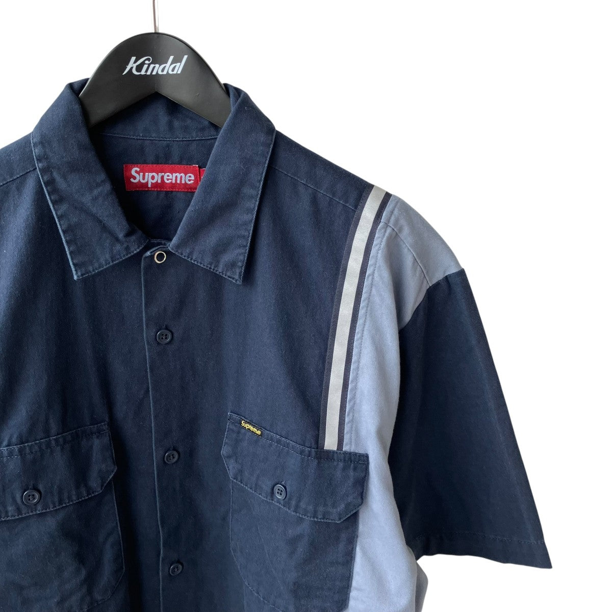 25SSReflective Stripe S S Work Shirt半袖シャツ
