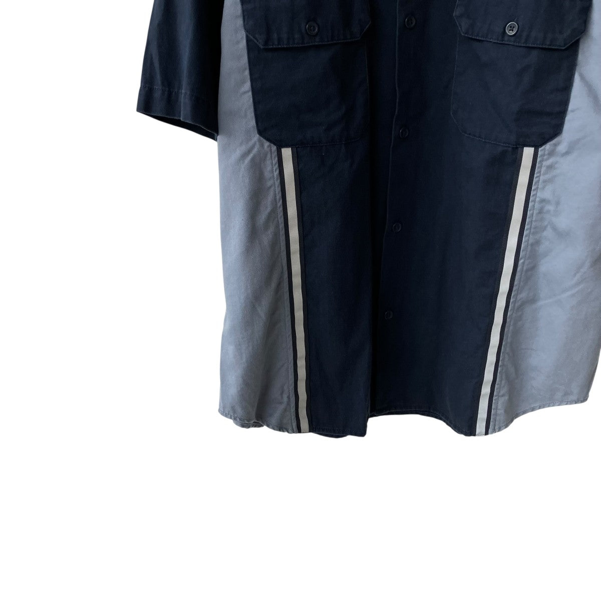 25SSReflective Stripe S S Work Shirt半袖シャツ