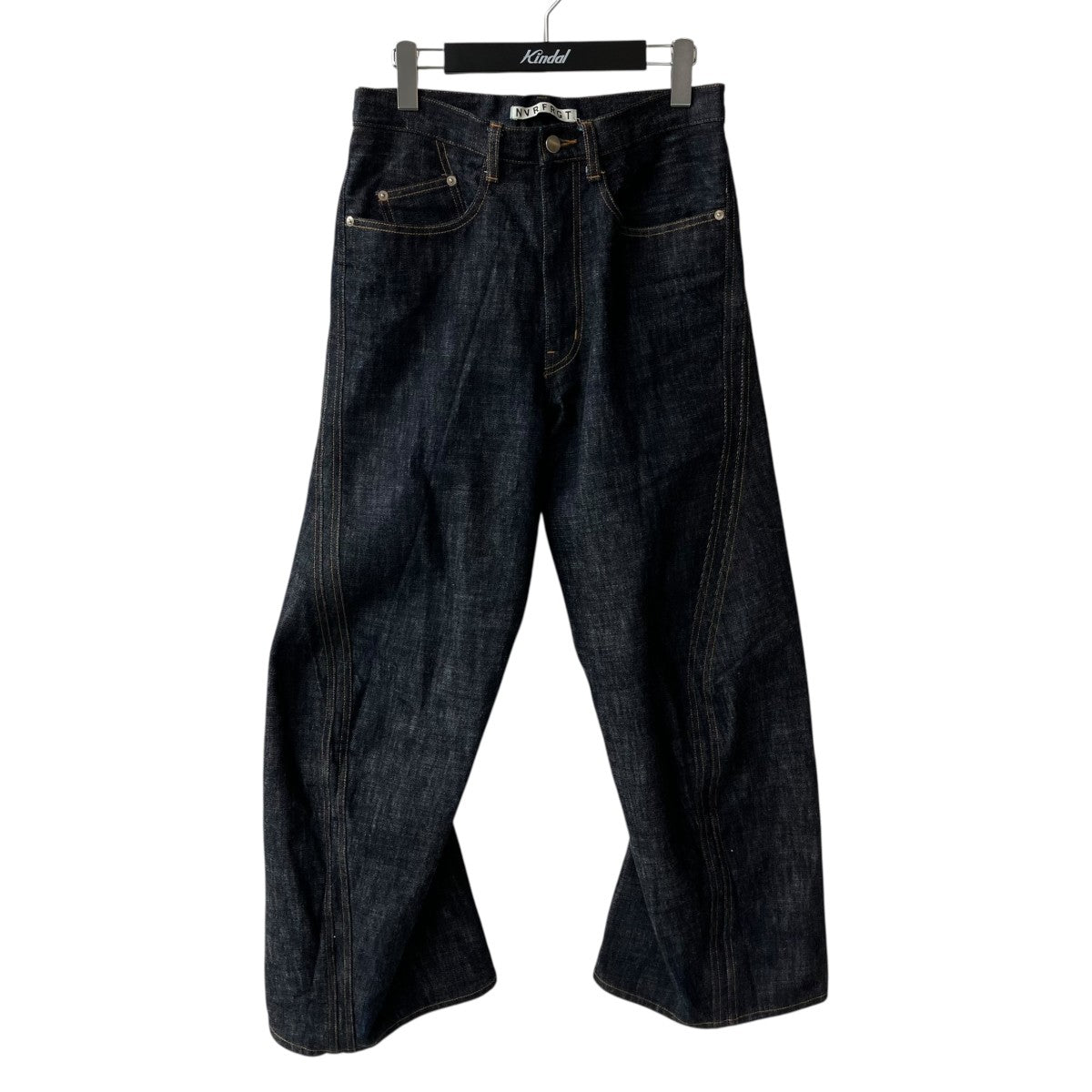 3D TWISTED WIDE LEG JEANSデニムパンツNF252P06