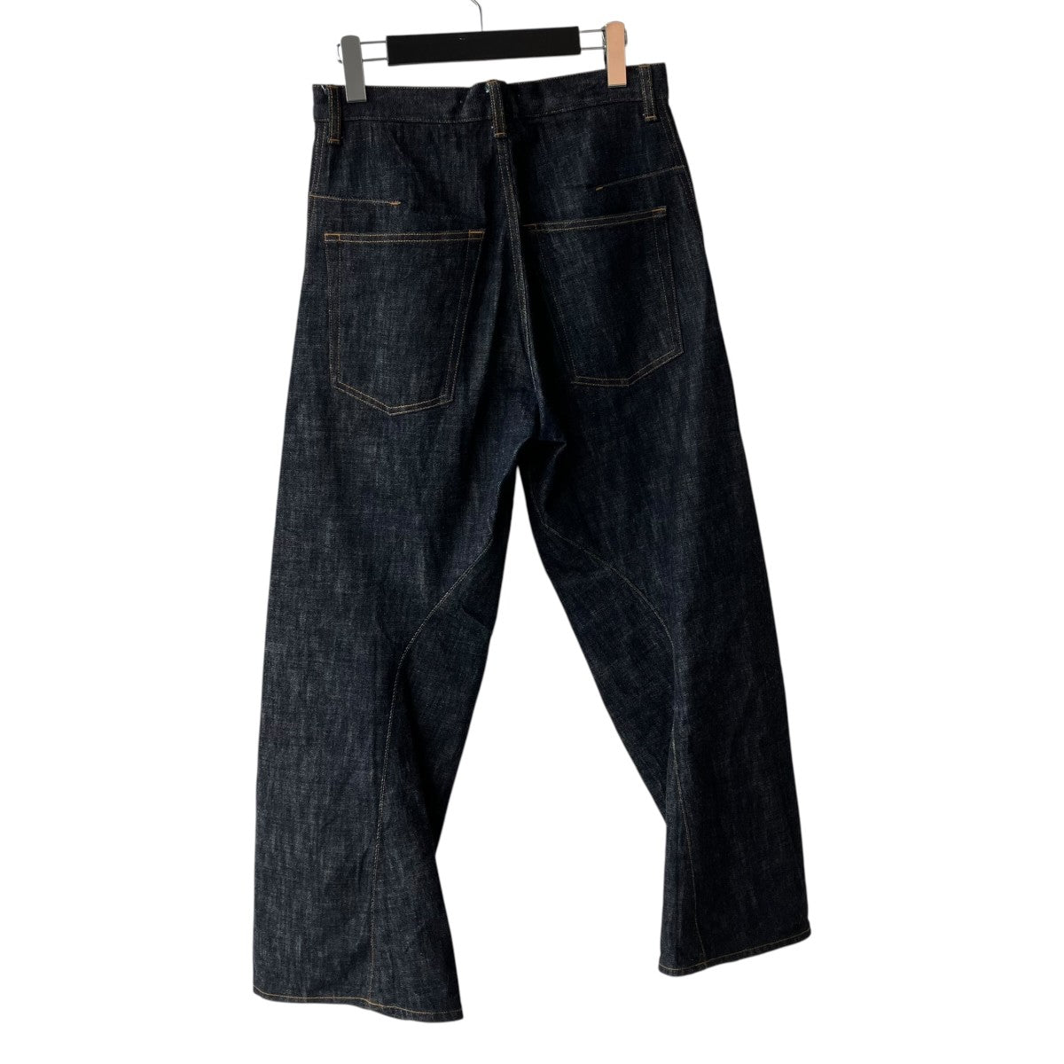 3D TWISTED WIDE LEG JEANSデニムパンツNF252P06