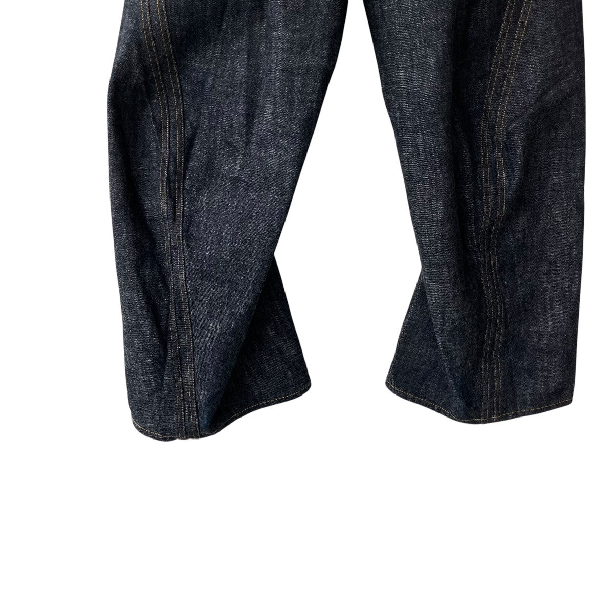 3D TWISTED WIDE LEG JEANSデニムパンツNF252P06
