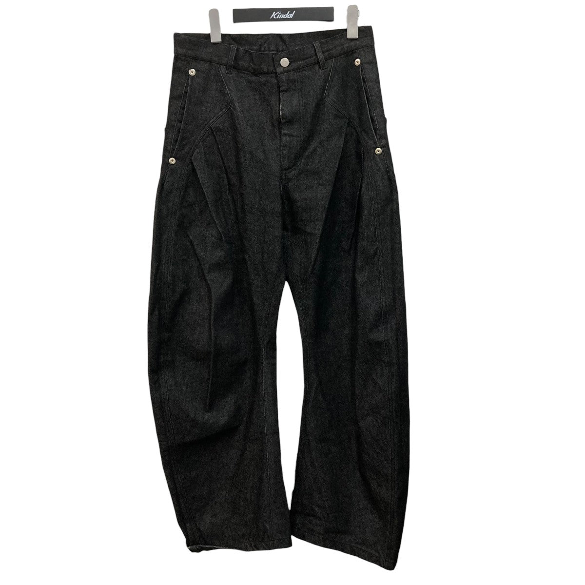 all black curve denimデニムパンツ305540003