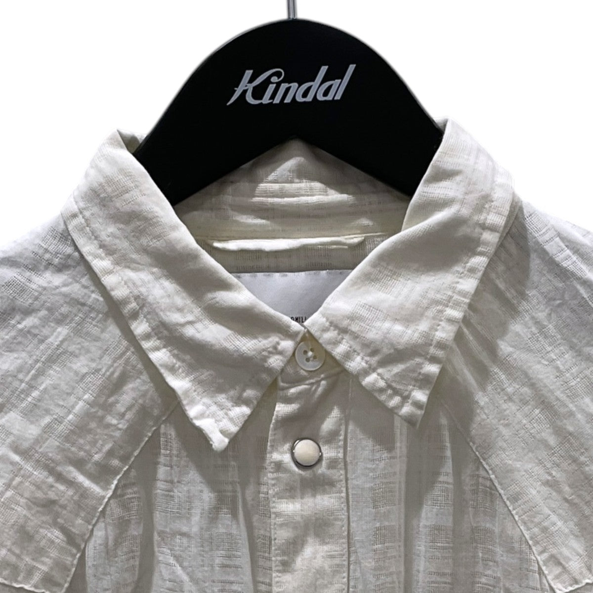 23SS チェック柄シアーウエスタンシャツ KARAMI WESTERN SHIRTS カラミ ウエスタンシャツ 23113PAA01