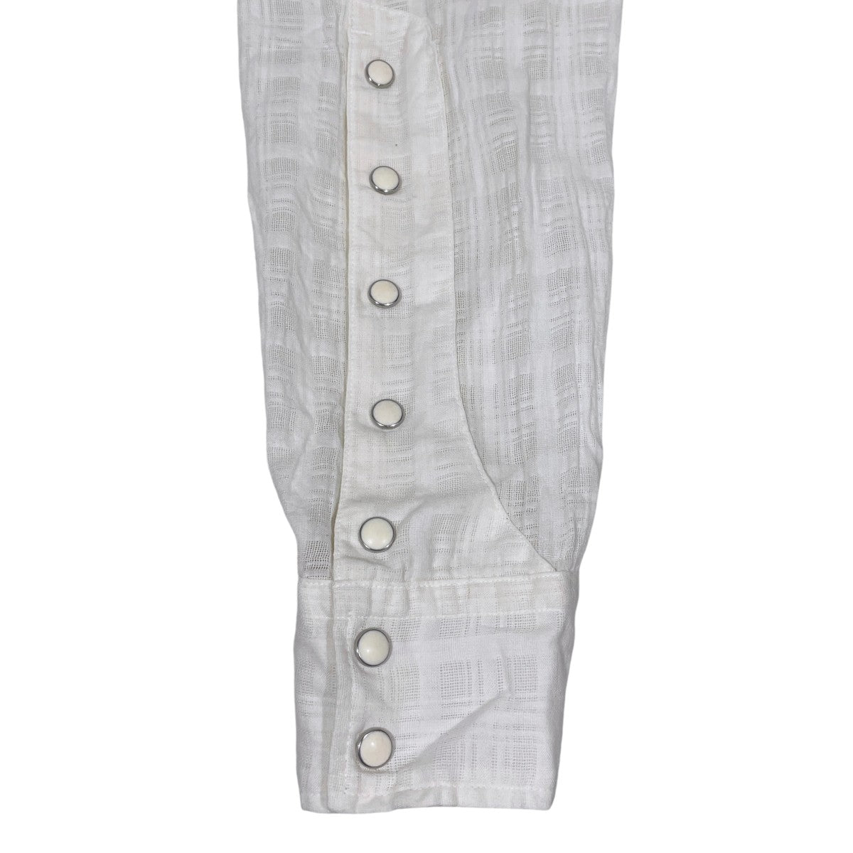 23SS チェック柄シアーウエスタンシャツ KARAMI WESTERN SHIRTS カラミ ウエスタンシャツ 23113PAA01