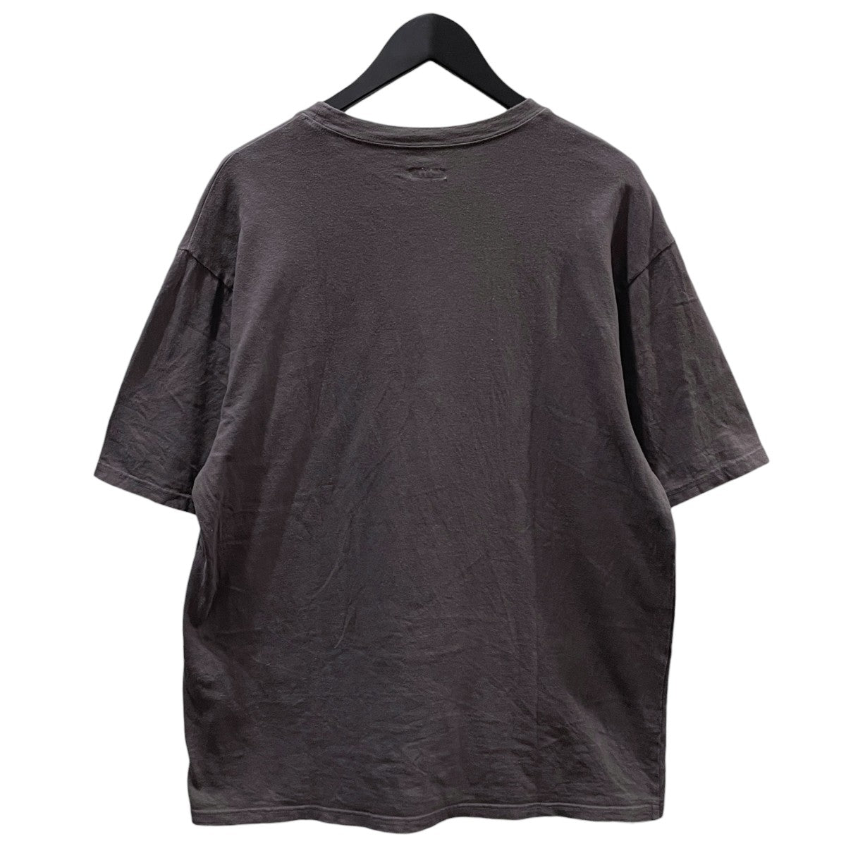 25SS 加工プリントTシャツ 20／-天竺 クルーT BURNING ピアノpt 半袖カットソー K2503SC062