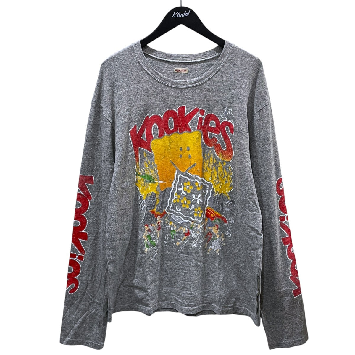 25SS 加工長袖カットソー TOP天竺 クルーロンT（BUSTER PECKISH BOWY pt） K2504LC165