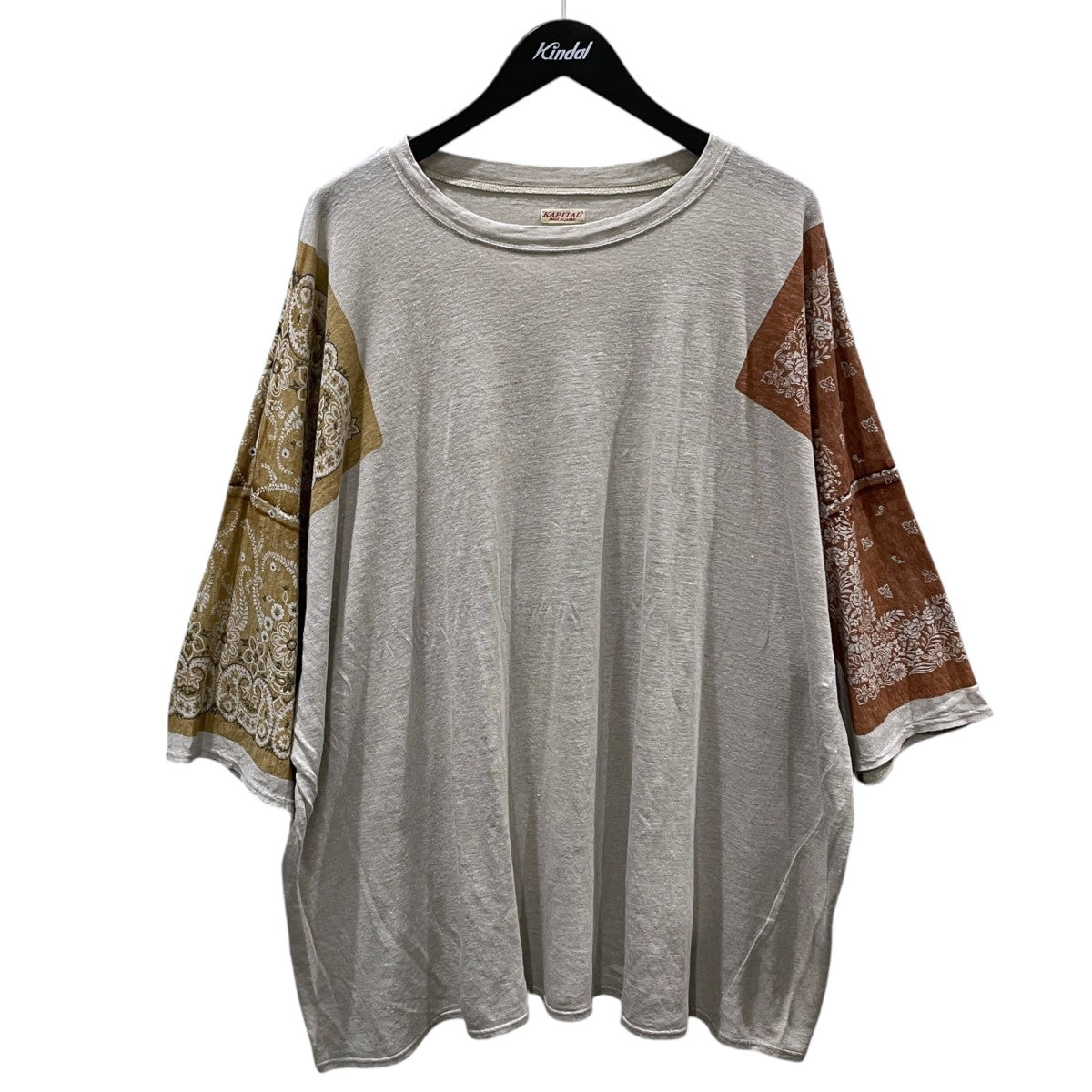 22SS リネンカットソー リネン天竺 バンダナHUGE-T（Linen Tenjiku Bandana HUGE-T） K2205SC125