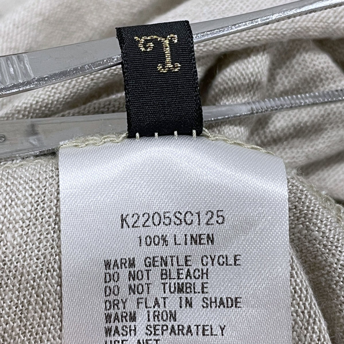 22SS リネンカットソー リネン天竺 バンダナHUGE-T（Linen Tenjiku Bandana HUGE-T） K2205SC125