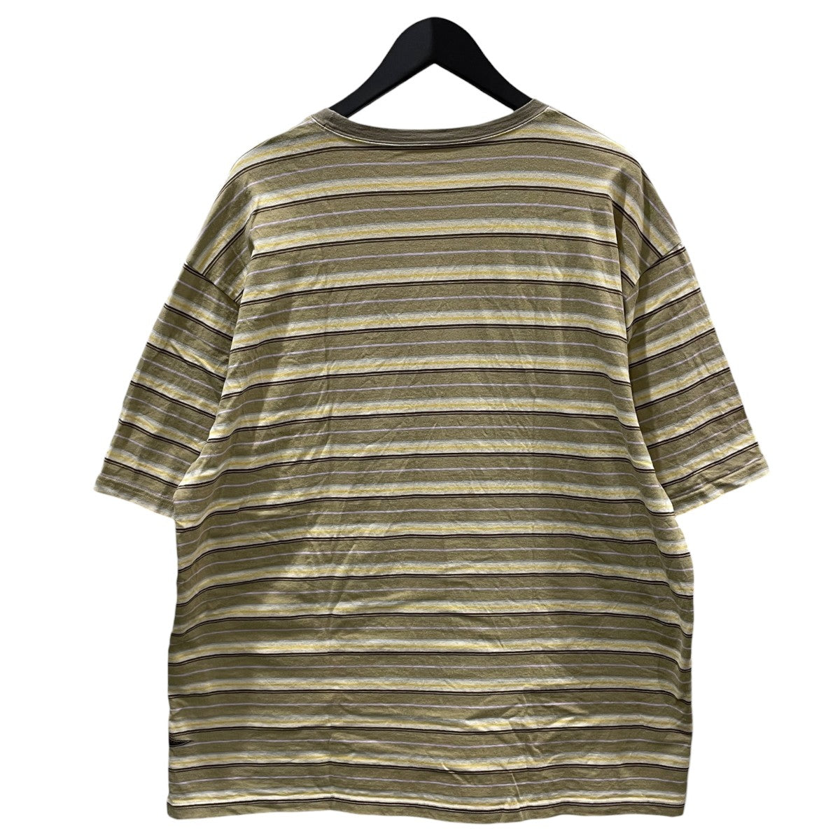 24SS ボーダー柄ポケットTシャツ マルチボーダー天竺 ペナントT（3flags） EK-1630SCA
