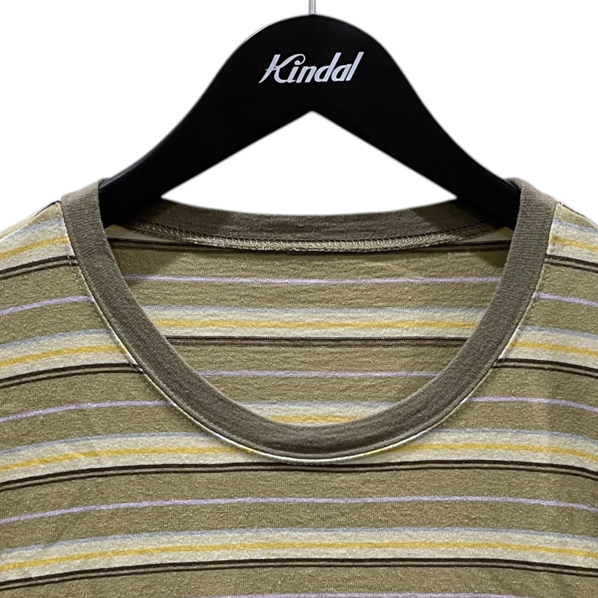 24SS ボーダー柄ポケットTシャツ マルチボーダー天竺 ペナントT（3flags） EK-1630SCA