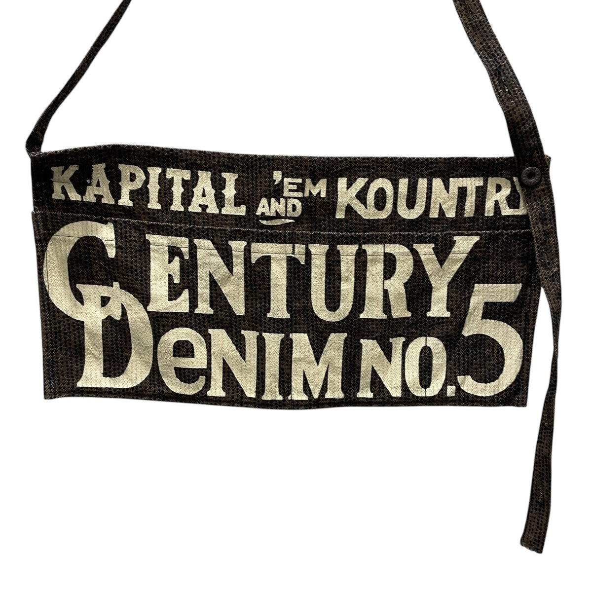 18SS 刺し子エプロン Century Denim No．5 2Way Ad Apron センチュリーデニム No．5 2way アドエプロン EK-1804XG