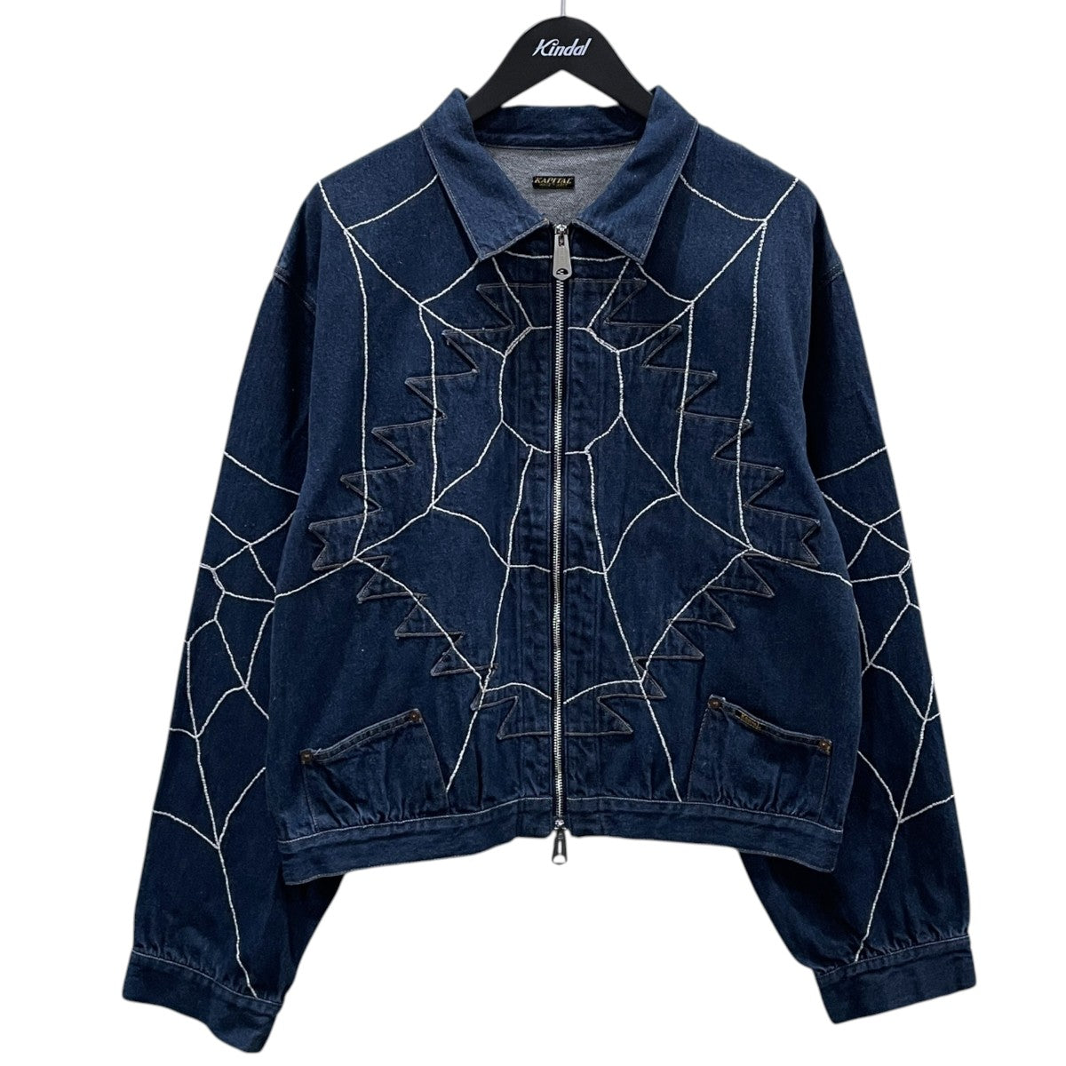 KAPITAL 25SS デニムジャケット 12oz Denim Santo Domingo Thunderbird Jacket 12ozデニムサント サンダーバードジャケット K2504LJ179 古着・中古-1枚目のアイテム画像