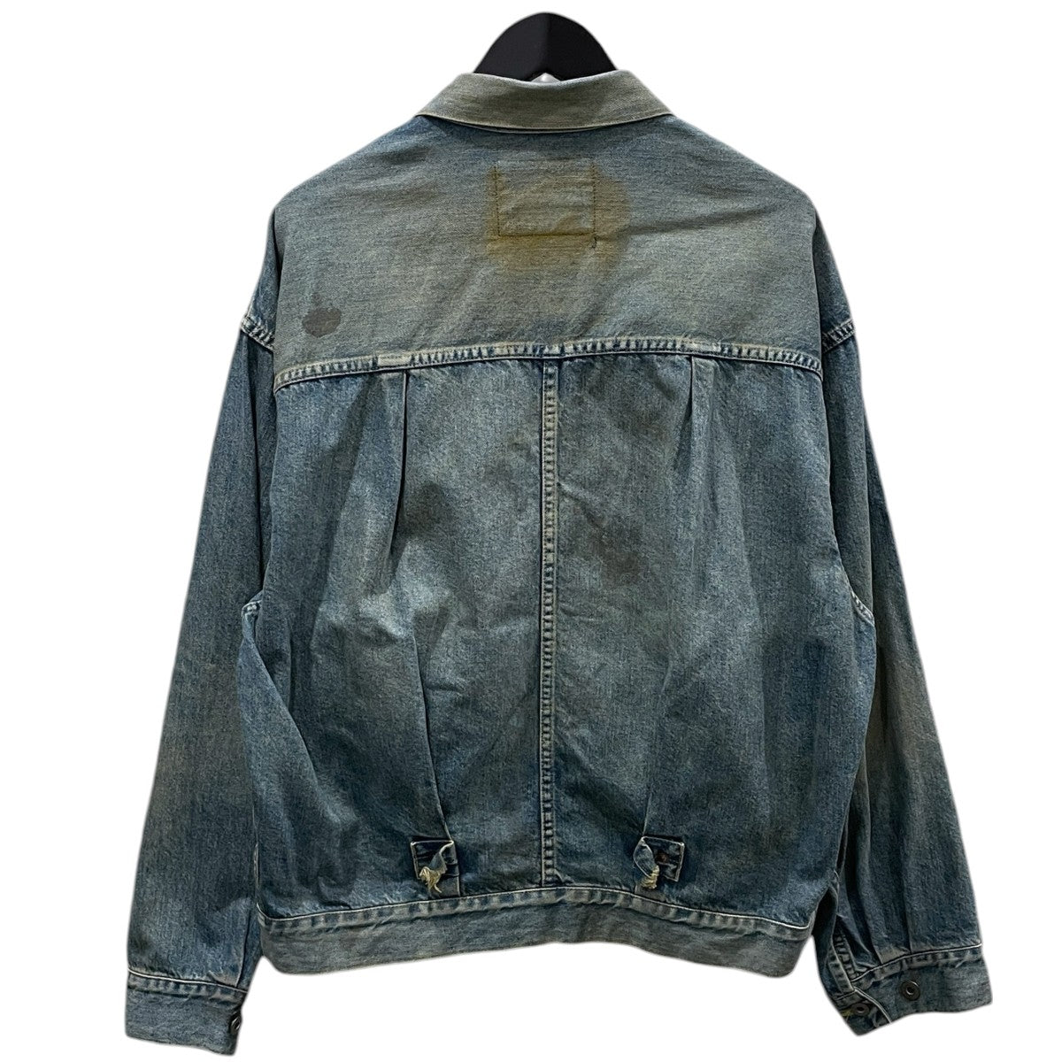 refomed 24AW 加工デニムジャケット OLD MAN DENIM JACKET USED オールドマンデニムジャケット ユーズド REJK-019U 古着・中古-2枚目のアイテム画像