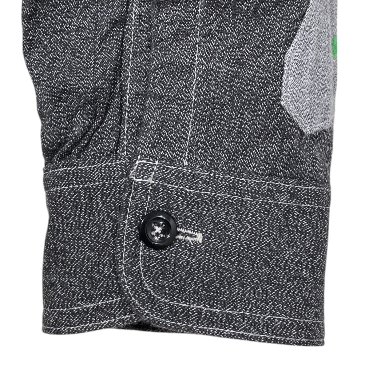 KAPITAL(キャピタル) 25SS 杢シャンブレー 2トーン ボーンパッチ