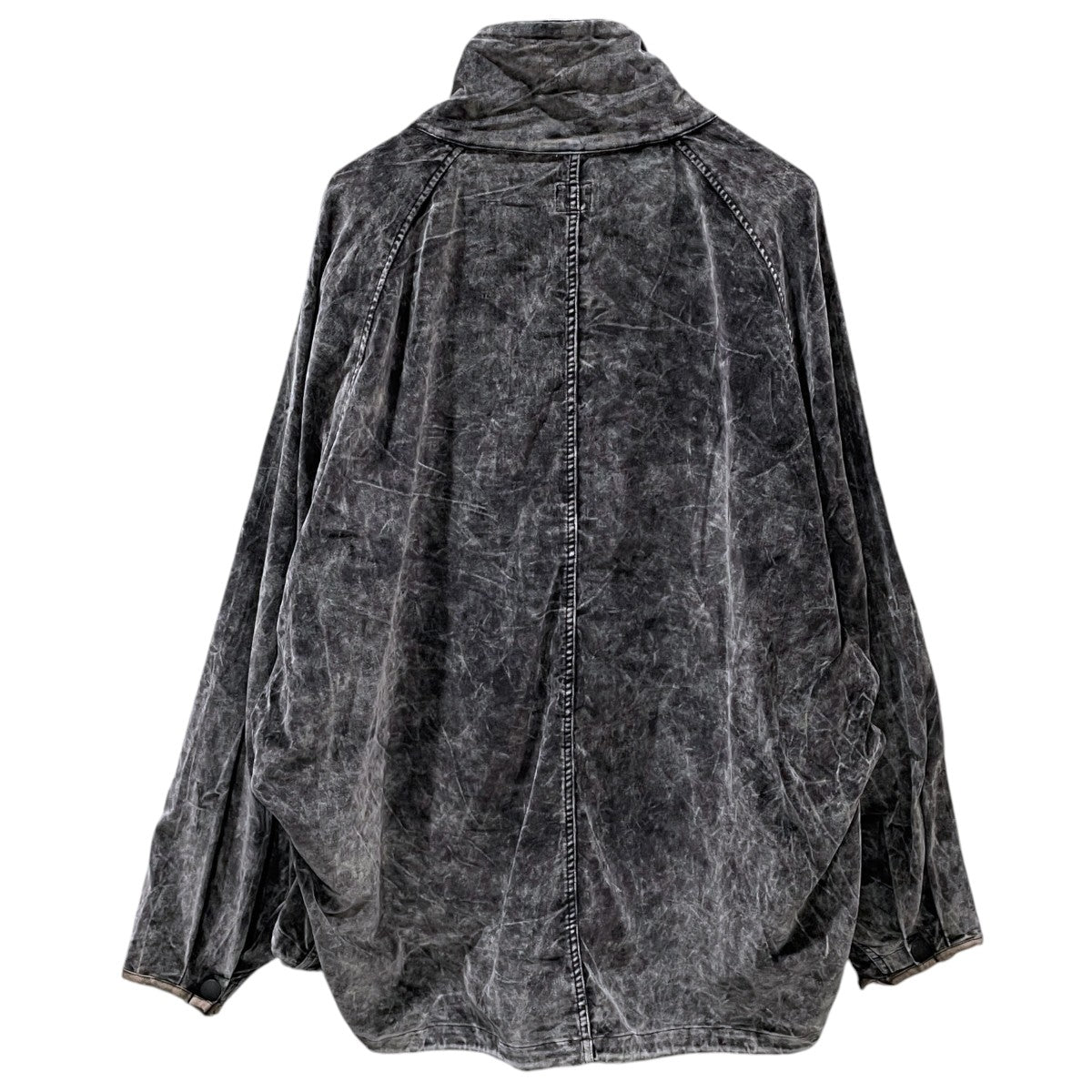 25AW ベロアハーフジッププルオーバージャケット Velveteen Nickel Anorak (Dirty Dyed)  別珍 ニッケル_6_アノラック K2509LJ076