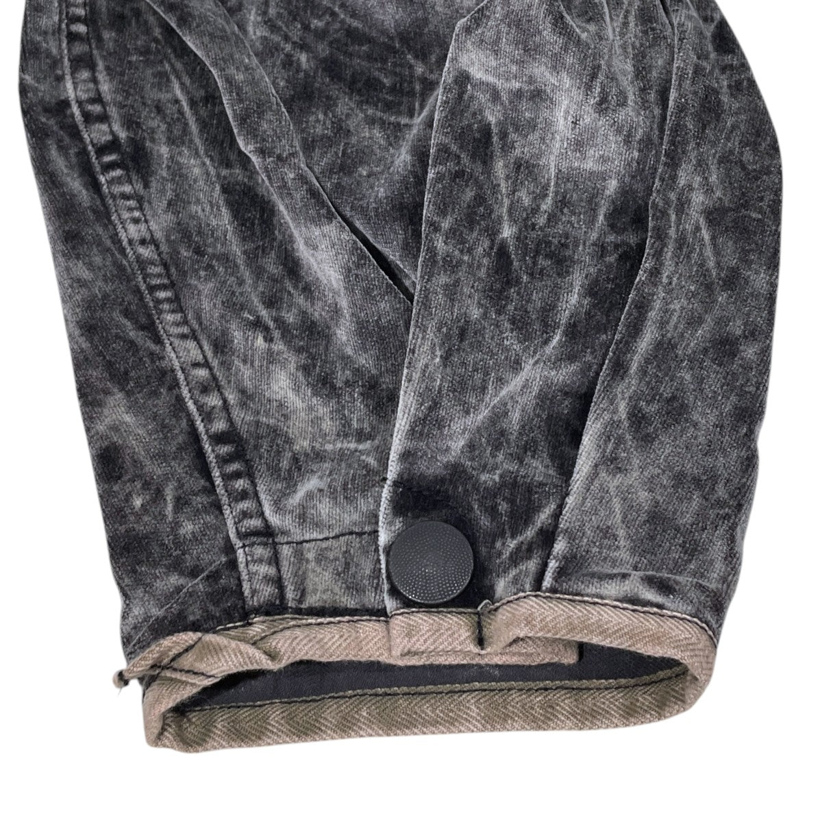 25AW ベロアハーフジッププルオーバージャケット Velveteen Nickel Anorak (Dirty Dyed)  別珍 ニッケル_6_アノラック K2509LJ076
