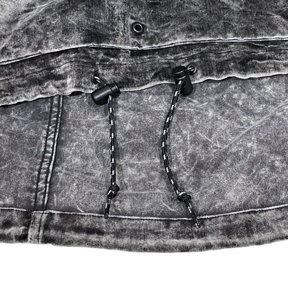 25AW ベロアハーフジッププルオーバージャケット Velveteen Nickel Anorak (Dirty Dyed)  別珍 ニッケル_6_アノラック K2509LJ076