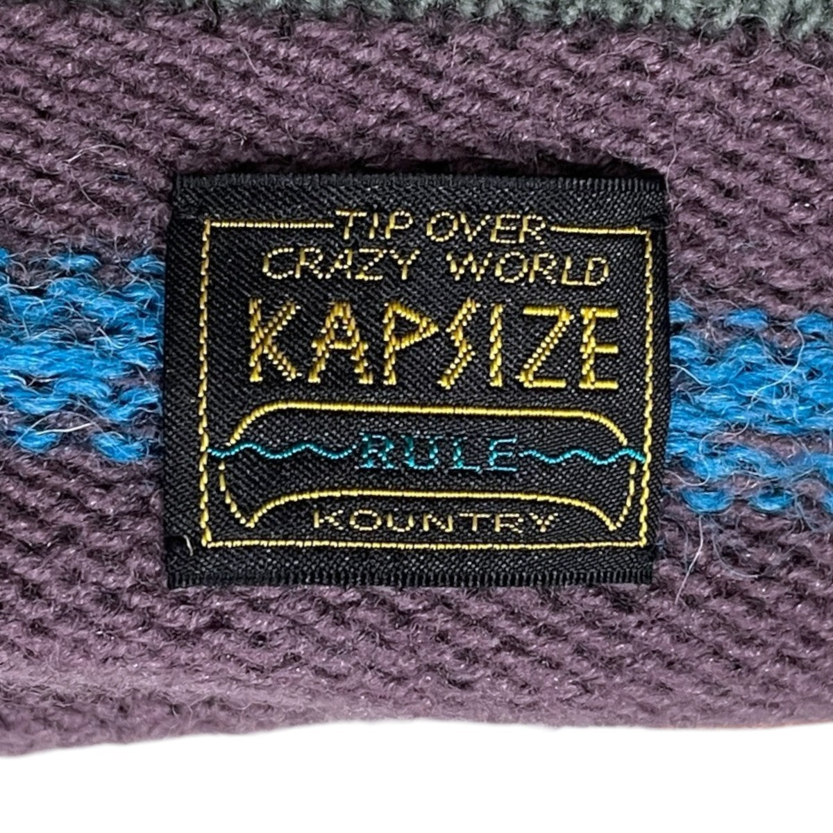 24AW 3ゲージウール雪柄ニットキャップ 3G Wool Snow Pattern Knit Cap K2509XH523