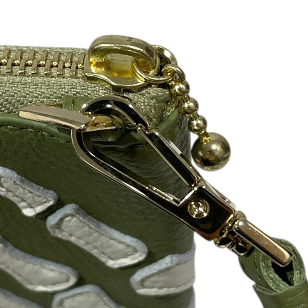 25SS ラウンドジップポーチ Thumbs Up Bone Hand Zip Neck Bag サムズアップ ボーン ハンド ジップ ネックバッグ K2503XB806