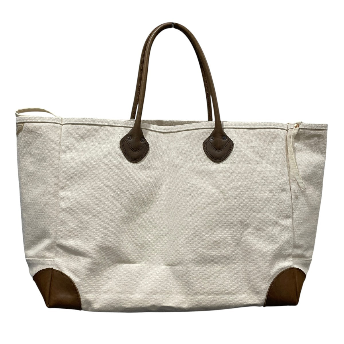 19SS レザーハンドルトートバッグ 4号帆布 RAIN SMILE MILK BAG ヨンゴウハンプ レインスマイル ミルクバッグ Mサイズ K1903XB50