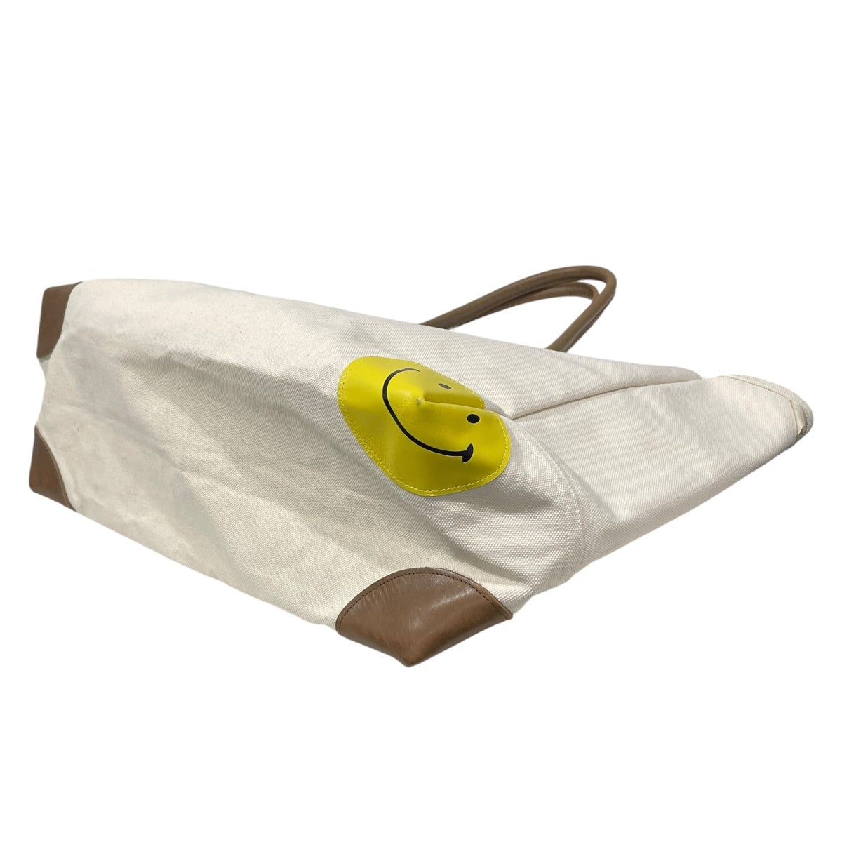 19SS レザーハンドルトートバッグ 4号帆布 RAIN SMILE MILK BAG ヨンゴウハンプ レインスマイル ミルクバッグ Mサイズ K1903XB50