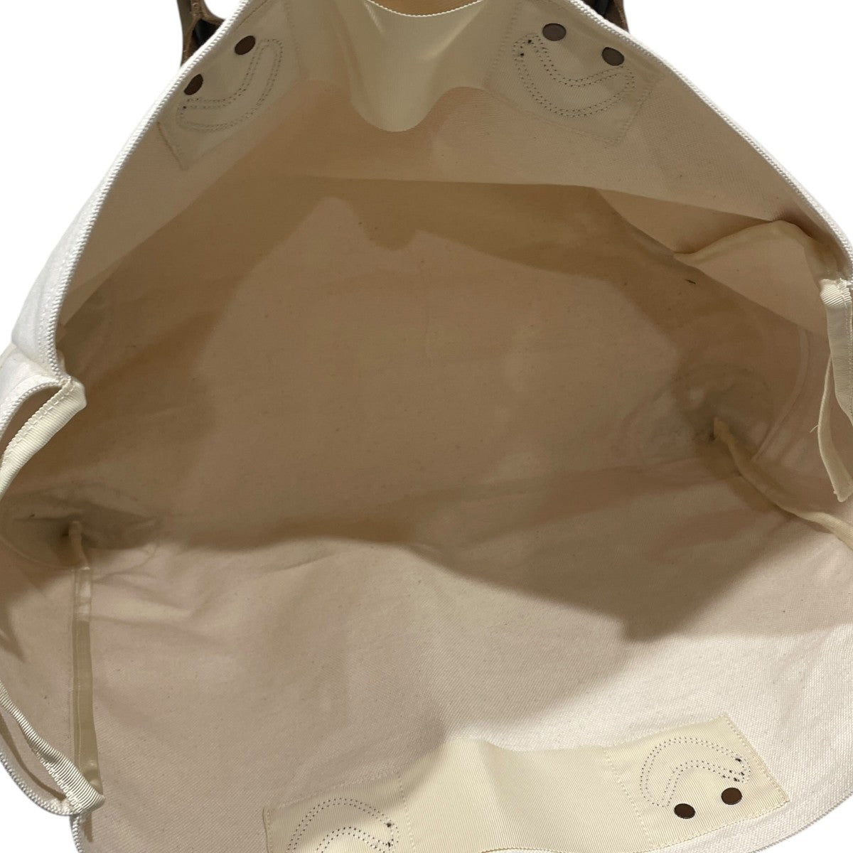 KAPITAL(キャピタル) 19SS レザーハンドルトートバッグ 4号帆布 RAIN