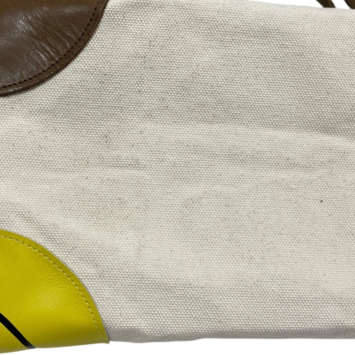 19SS レザーハンドルトートバッグ 4号帆布 RAIN SMILE MILK BAG ヨンゴウハンプ レインスマイル ミルクバッグ Mサイズ K1903XB50