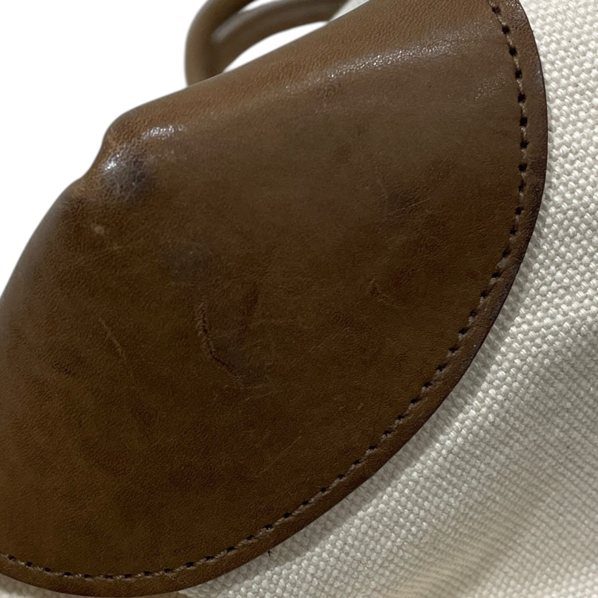 19SS レザーハンドルトートバッグ 4号帆布 RAIN SMILE MILK BAG ヨンゴウハンプ レインスマイル ミルクバッグ Mサイズ K1903XB50