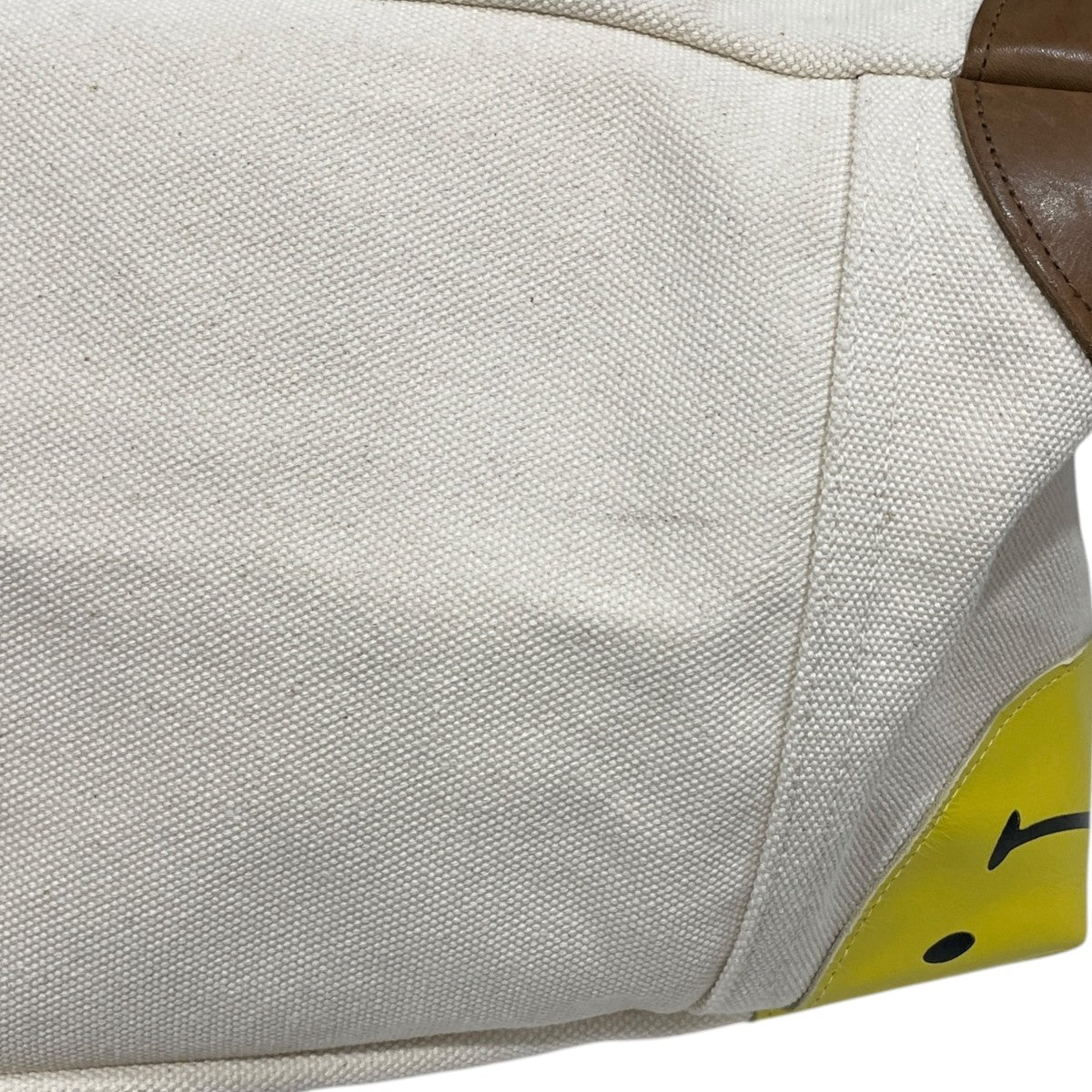 19SS レザーハンドルトートバッグ 4号帆布 RAIN SMILE MILK BAG ヨンゴウハンプ レインスマイル ミルクバッグ Mサイズ K1903XB50